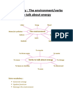 The Environment-Verbs To Talk About Energy