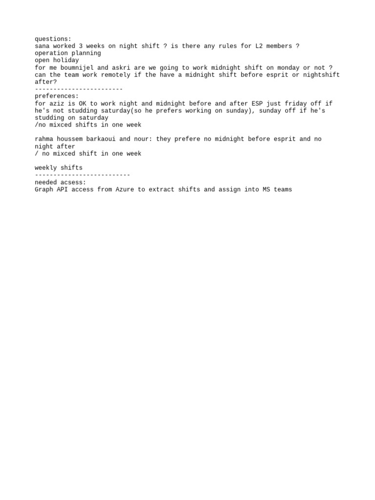 Shift Q | PDF