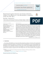 Spatiotemporal Pattern Formation and Sel