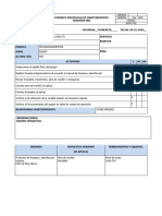 Protocolo de Mantenimiento Tensiómetro Adulto