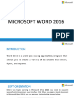 Microsoft Word 2016