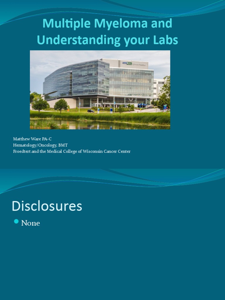 Understanding Multiple Myeloma Labs | PDF | White Blood Cell | Granulocyte