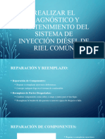 Realizar El Diagnóstico Y Mantenimiento Del Sistema de Inyección Diésel de Riel Común