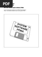Manuel Utilisateur FP99 Software For FP90 ENG