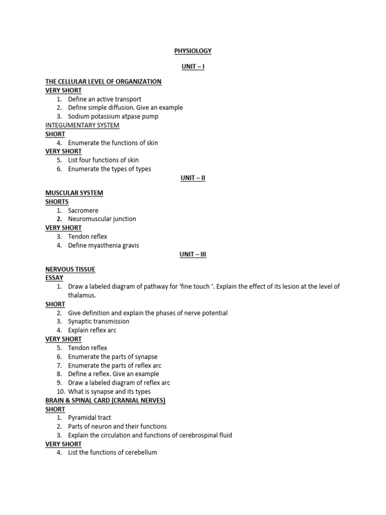 Physiology Pdf Heart Blood