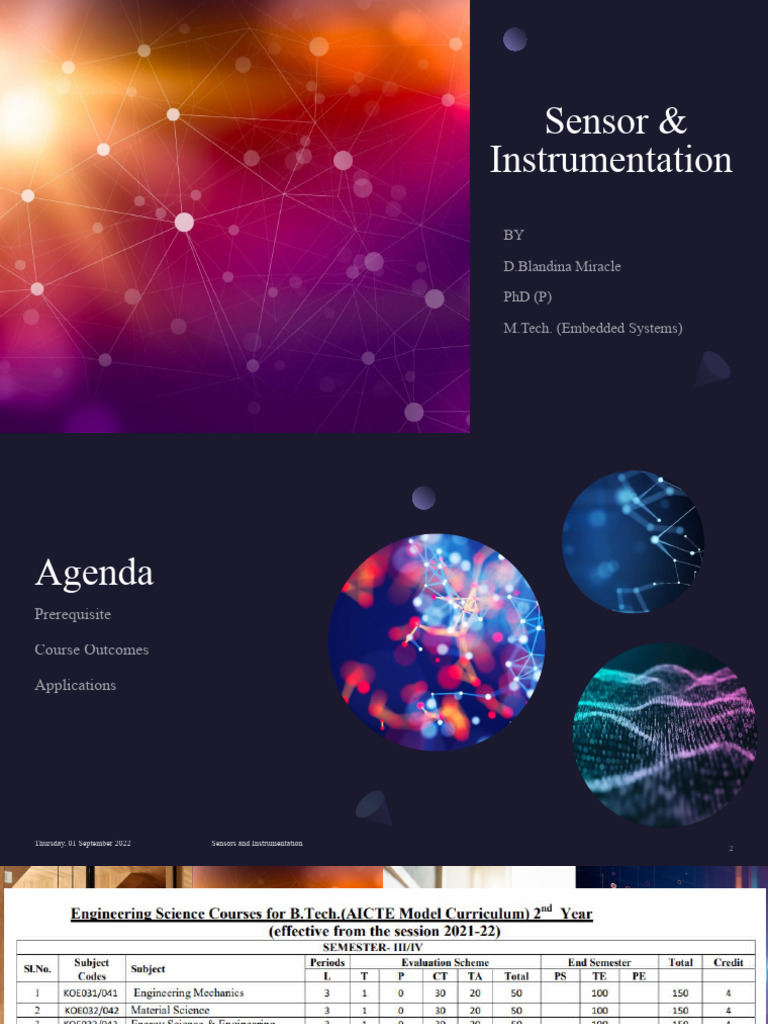 Sensors & Instrumentation L01 | PDF | Infrared | Measuring Instrument