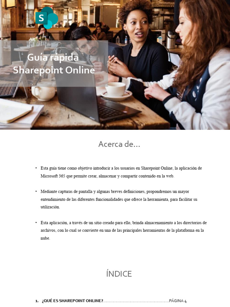 Guía de Uso de SharePoint Online | PDF | Informática | Software