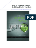 Full Fundamentals of Corporate Finance Canadian 5Th Edition Brealey Test Bank PDF