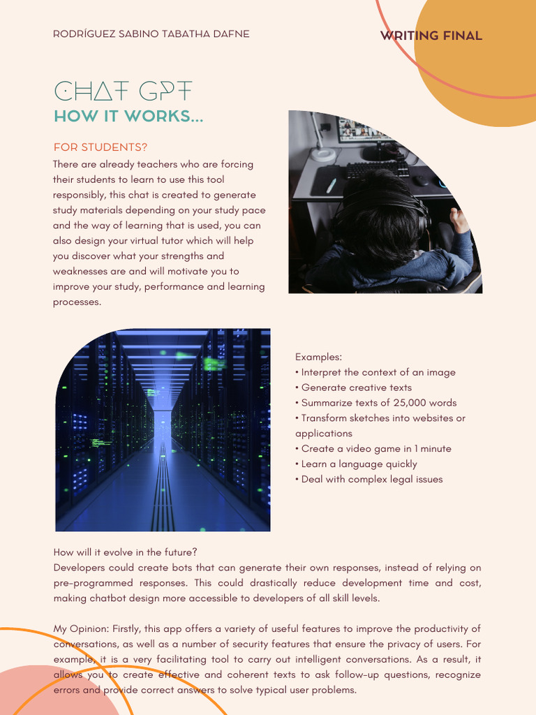 ChatGPT: A Student's Learning Tool | PDF