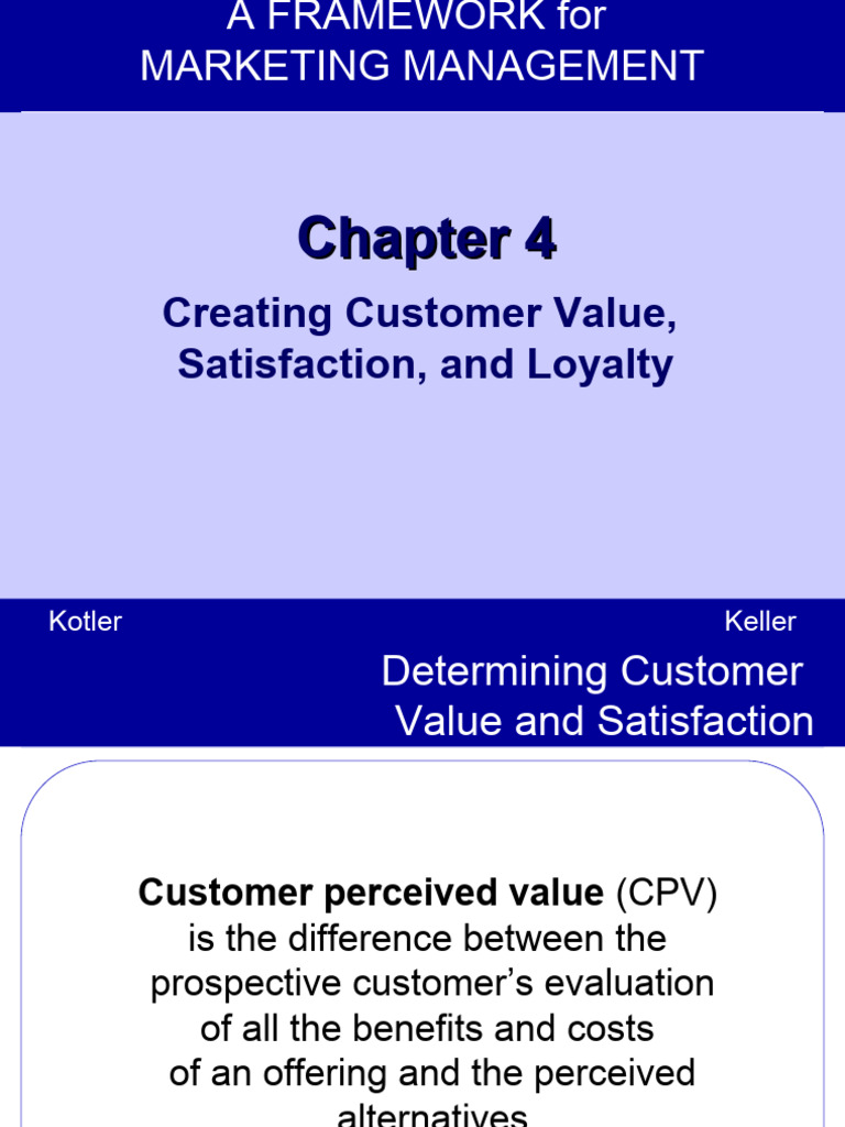 Customer Value and Loyalty Framework | PDF | Brand | Customer Satisfaction