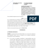 R.N. 752-2019-Ancash - Una sola declaracion sin corroboración es insuficiente y solo constituye referencia de sospecha