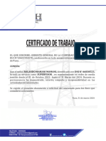 Certificado de Trabajo Rolando 1
