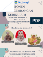 Kelompok 3 - Komponen Pengembangan Kurikulum