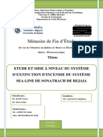 Etude Et Mise À Niveau Du Système D'Extinction D'Incendie Du Système Sea-Line de Sonatrach de Bejaia