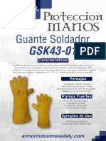Guante Soldador Gsk43-01 Am Rrv