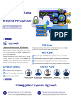 Profil Jagoweb & Penawaran Website Perusahaan