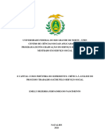 O Capital Como Indústria Do Sofrimento: Crítica À Análise Do Processo Trabalho-Saúde Pelo Serviço Social