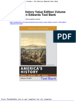 Download Americas History Value Edition Volume 1 9Th Edition Edwards Test Bank pdf docx