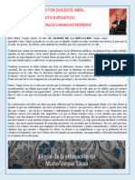 Plan Lector Docente Abril Texto Expositivo