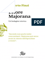 (Il Tempo Ritrovato 3) Roberto Finzi - Ettore Majorana. Un'indagine Storica-Storia e Letteratura (2023)