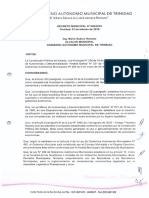 Decreto Mcpal No.008.2018 (Reglamentar Ley Municipal #206, Tramitación de Licencias de Funcionamiento)