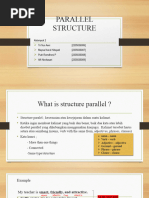 Parallel Structure English