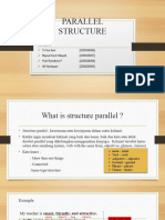 Parallel Structure English
