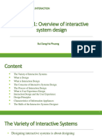 Chap1 Overview of Interactive System Design
