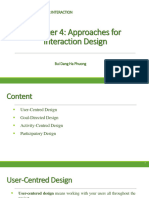 Chap4 Approaches For Interaction Design