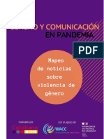 Cotidiano Mujer - Género y Comunicación en Pandemia - Mapeo de Noticias