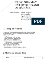 XÂY DỰNG NHÀ MÁY SẢN XUẤT HYDRO XANH