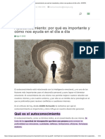 Autoconocimiento - Por Qué Es Importante y Cómo Nos Ayuda en El Día A Día - ASISPA