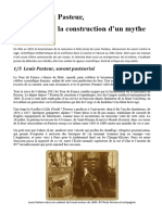 Pasteur La Construction D'un Mythe