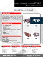 Conectores de Presión para Cable AMESA - AME021-023-024-053-071