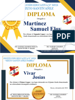 Diplomas Primeros Puestos - Clausura