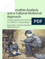 Conversation Analysis and A Cultural-Historical Approach: Comparing Research Perspectives On Children's Storytellings