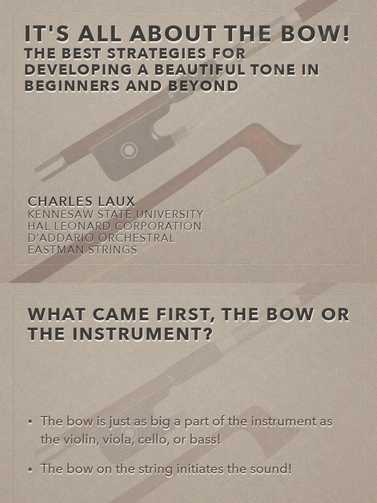 Mastering Bow Techniques for Strings | PDF | Violin | String Instruments