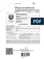 Certificado Acreditacion