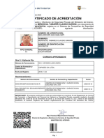 Certificado Acreditacion