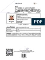 Certificado Acreditacion