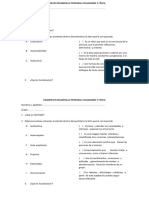 Examen de Desarrollo Personal Ciudadanía y Cívica