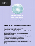 Lecture 2 - Basic of Excel