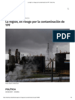 La Región, en Riesgo Por La Contaminación de YPF - Diario Hoy