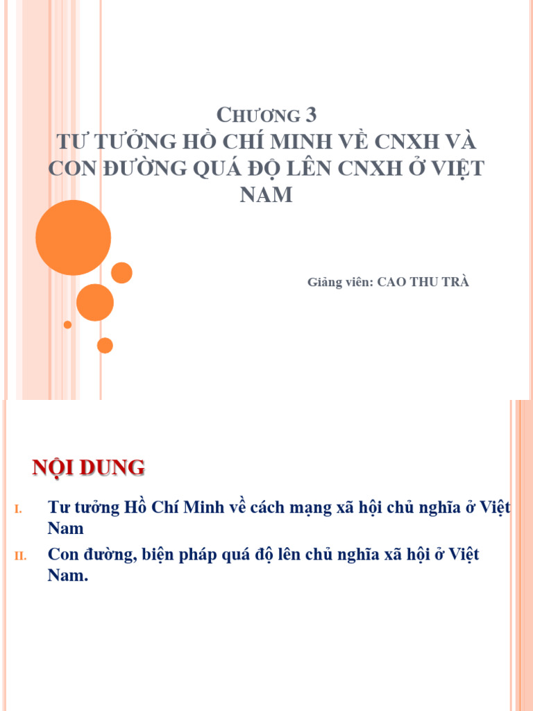 CHNG 3 T TNG H Chi Minh V CNXH Va | PDF