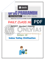 Ancient History 10 - Daily Class Notes - UPSC Prarambh 2026 (History)