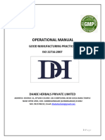 Operational Manual Dhabe Herbals