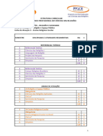 Grade Curricular Doutorado Profissional Em Ciências Das Religiões