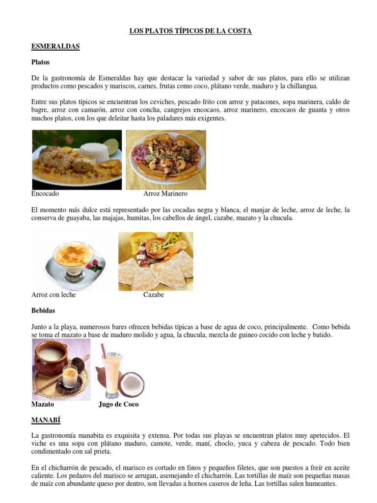 Comidas Tipicas Del Ecuador Mariscos Maiz Prueba Gratuita De