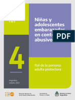 Niñas y Adolescentes Embarazadas en Contextos Abusivos: Rol de La Persona Adulta Protectora