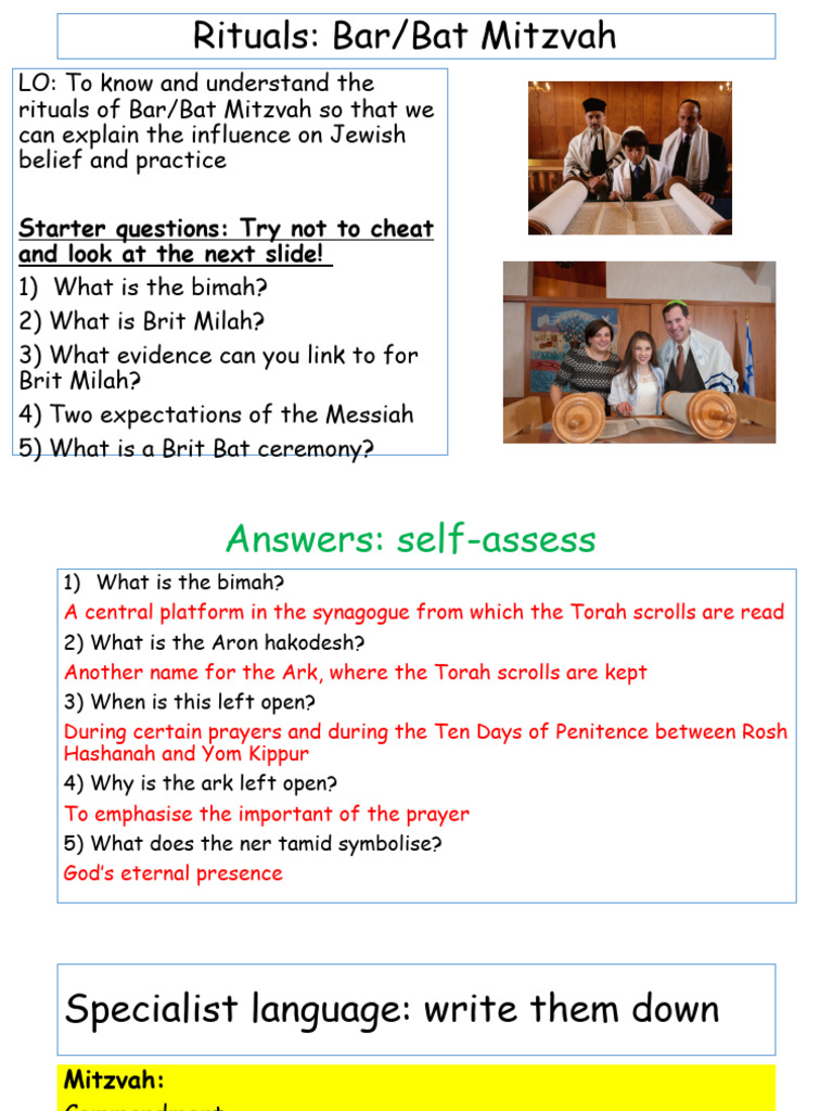 Bar Bat Mitzvah Hw Pdf Jewish Prayer Mitzvah